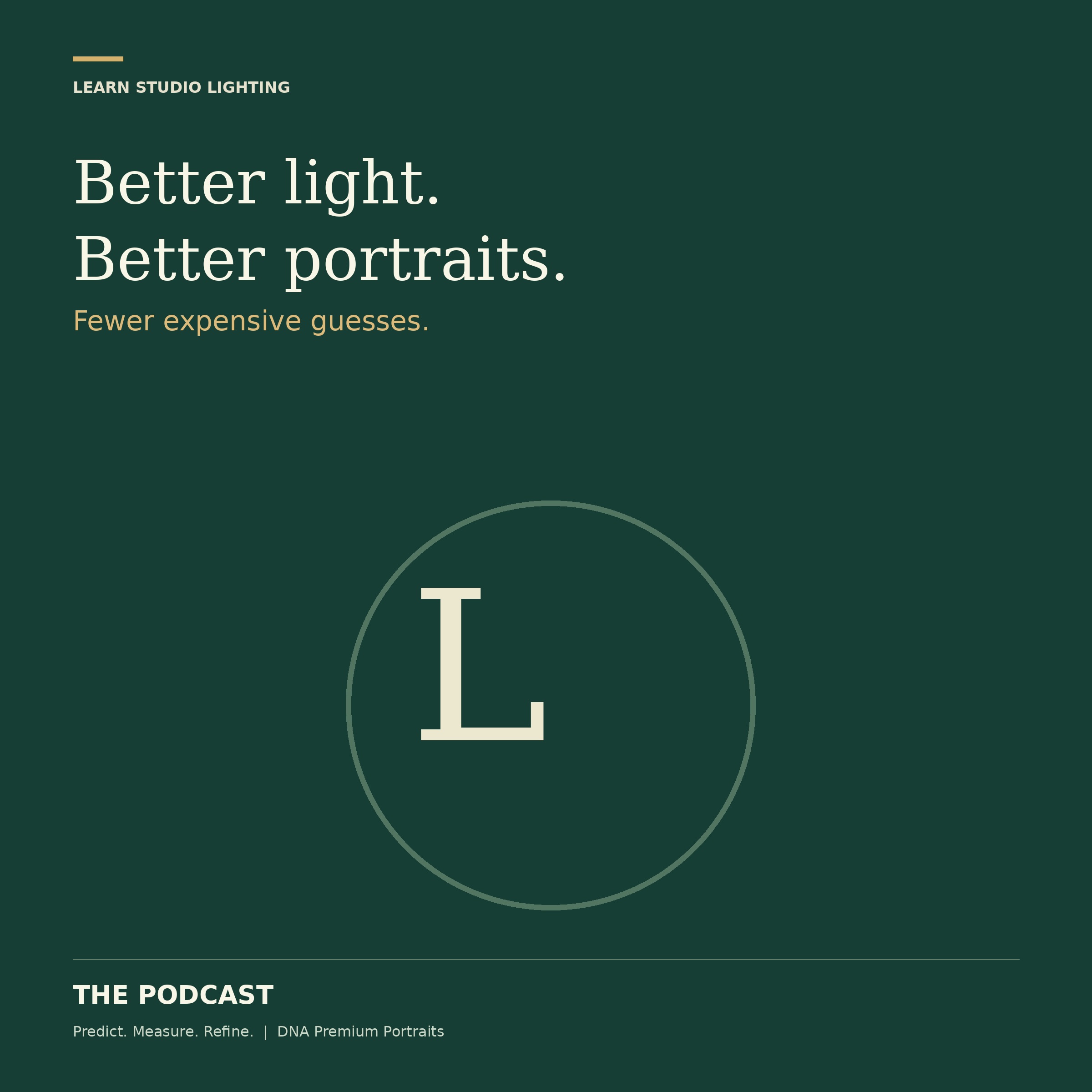 The Learn Studio Lighting Podcast cover